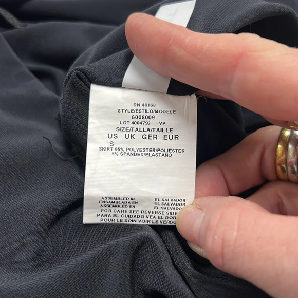 Magicsuit Black Sharkbite Hemline Dress or Skirt Size Small - Picture 12 of 15